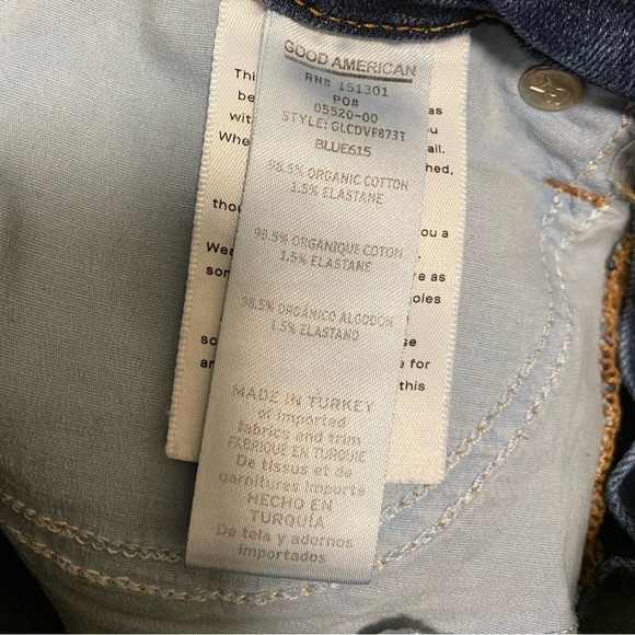 Good American Women’s Good Legs Deep V Jeans - Picture 6 of 7